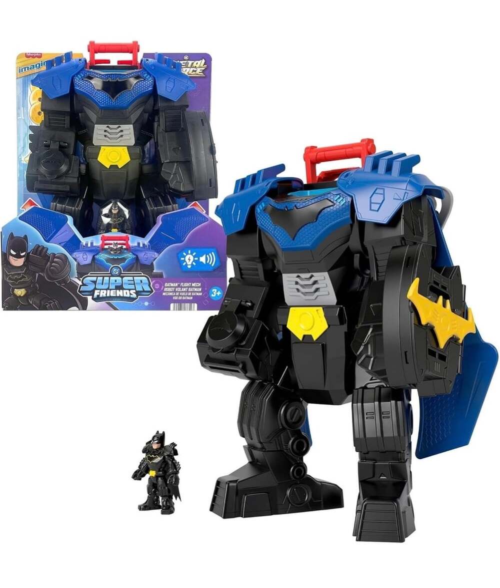 Fisher-Price Imaginext DC Super Friends Batman Flight Mech Toy JDL03